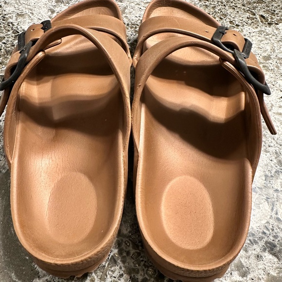 Birkenstock Arizona Eva Sandals, Bronze, Sz 38 - Picture 3 of 4